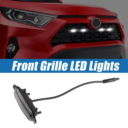 LED Front Grille Lights Set for Toyota RAV4 (2019-2022) White Black