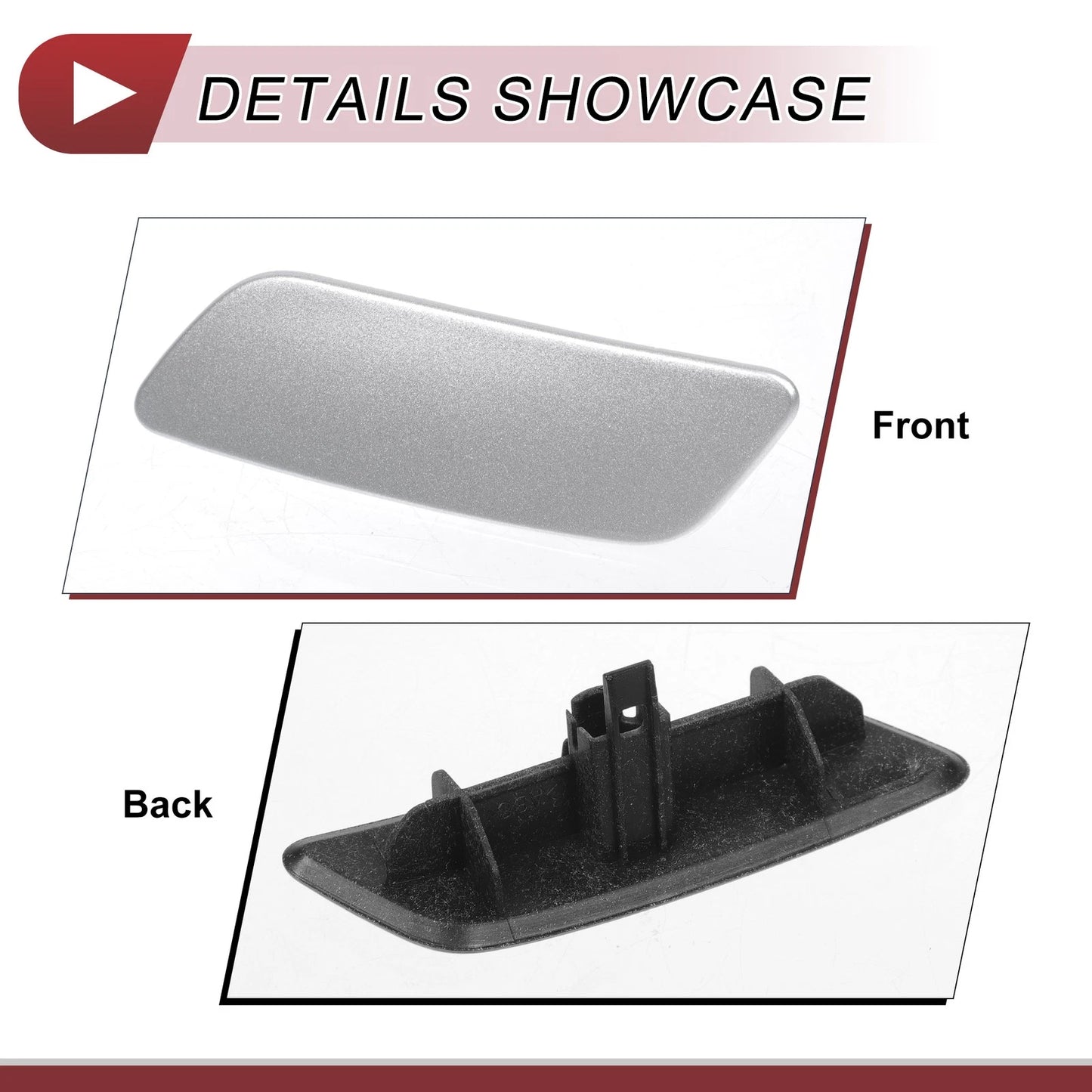 Front Left Washer Nozzle Cover for Lexus GS200t (2016-2019) - Silver Tone