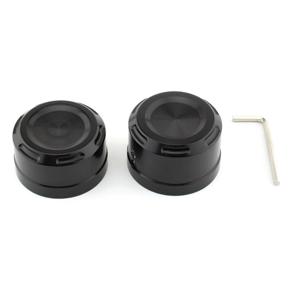 Rear Axle Bolt Nut Cap Covers  for Harley Softail (2018-2023) Black