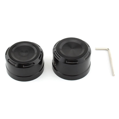Rear Axle Bolt Nut Cap Covers  for Harley Softail (2018-2023) Black