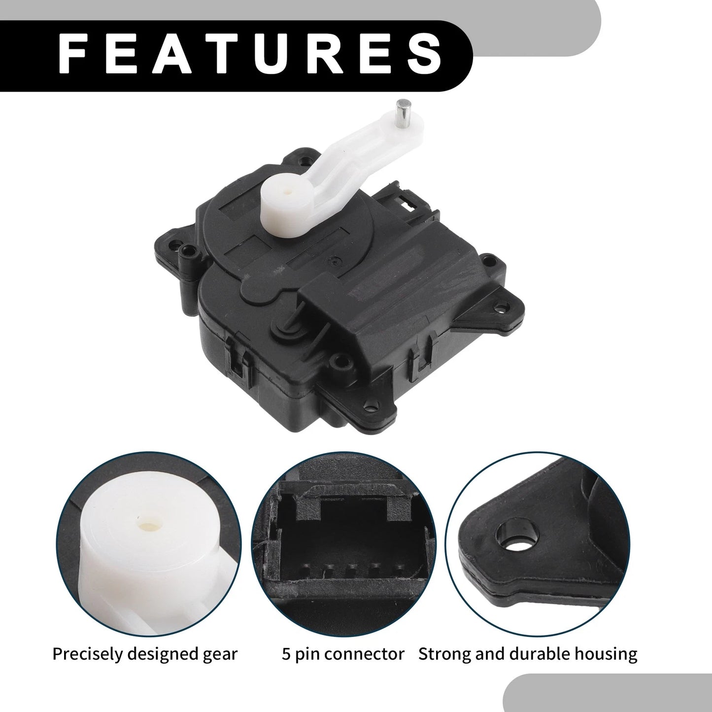 2 x HVAC Heater Blend Door Actuator for Toyota Highlander (2001–2003)