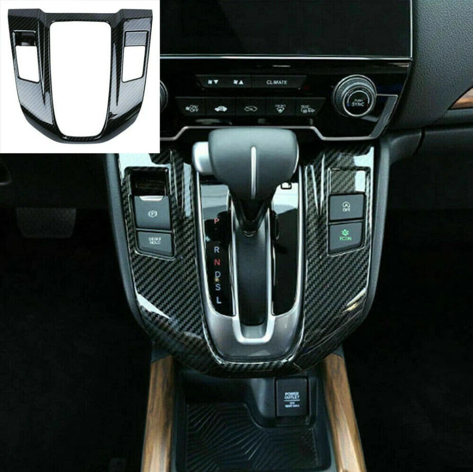 12x Interior Decoration Trim Cover Carbon Fiber for Honda CR-V (2017–2022)