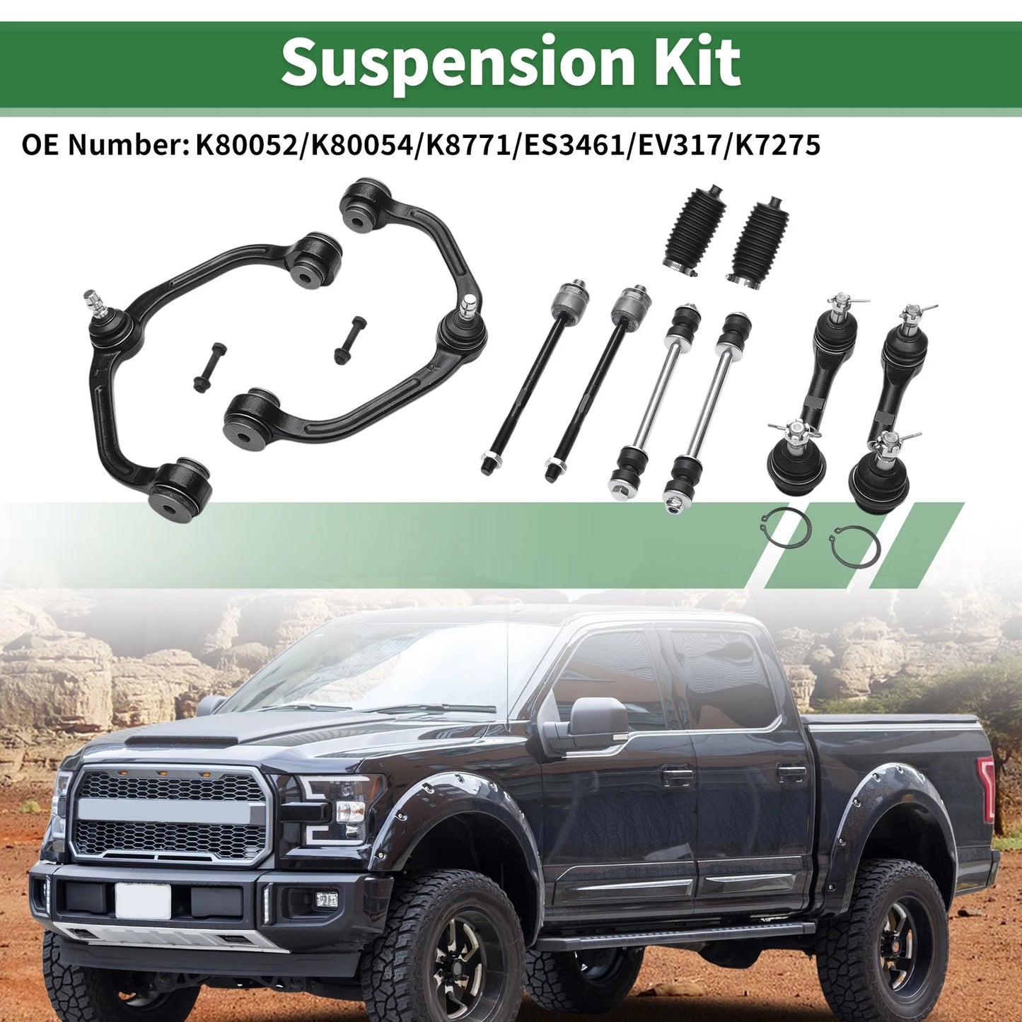 12 x Front Upper Control Arms for Ford Ranger (1998-2011) 2WD