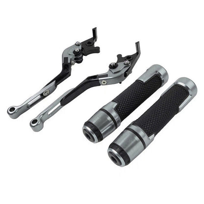 Titanium Extendable Brake Clutch Lever Grip Set for Yamaha YZF R1 R6