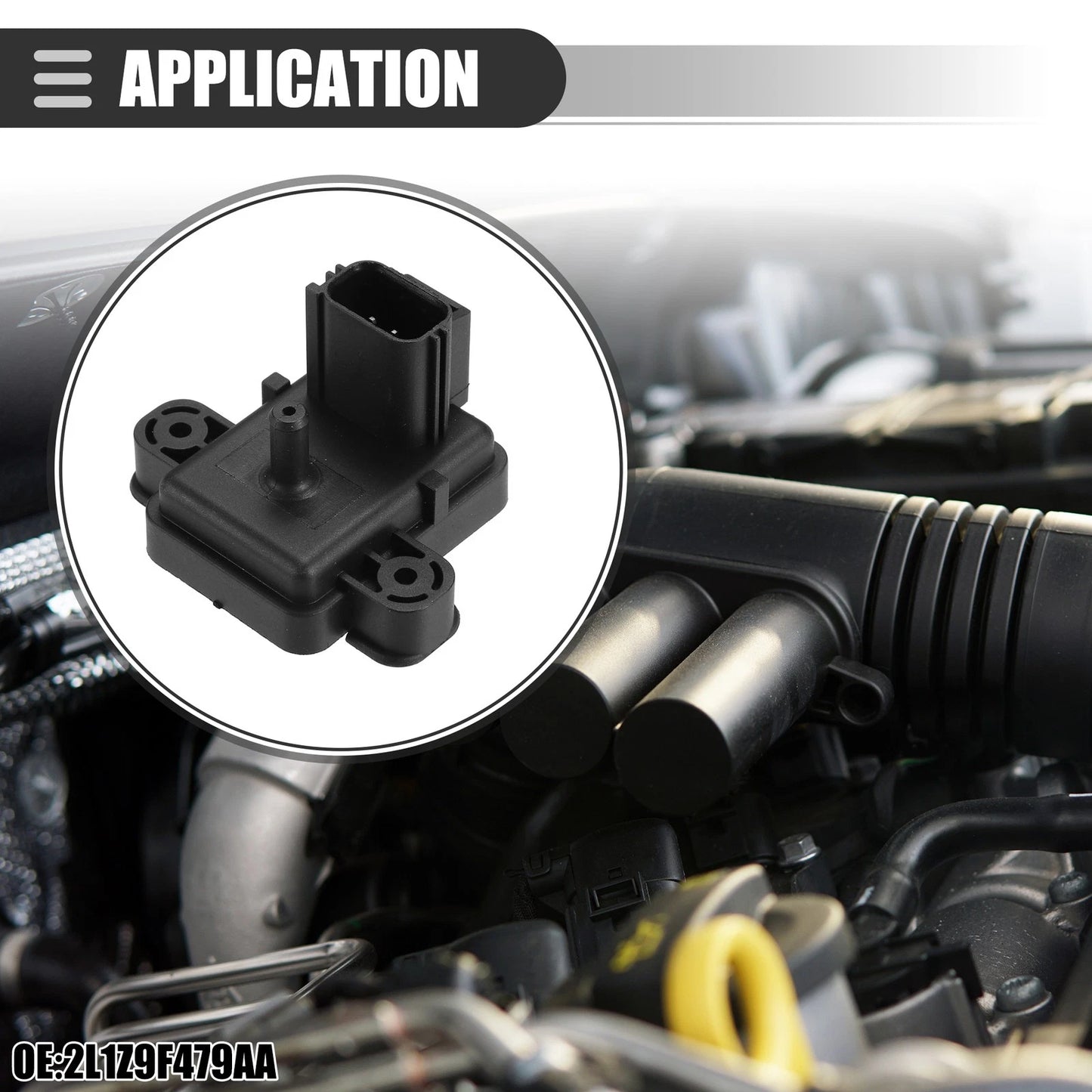 MAP Manifold Air Pressure Sensor for Ford E-450 (2004-2010)