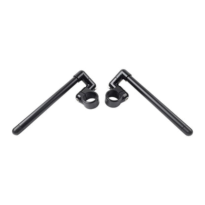 46MM Black Cafe Racer 7/8" Clip-On Handlebar for Motorcycle