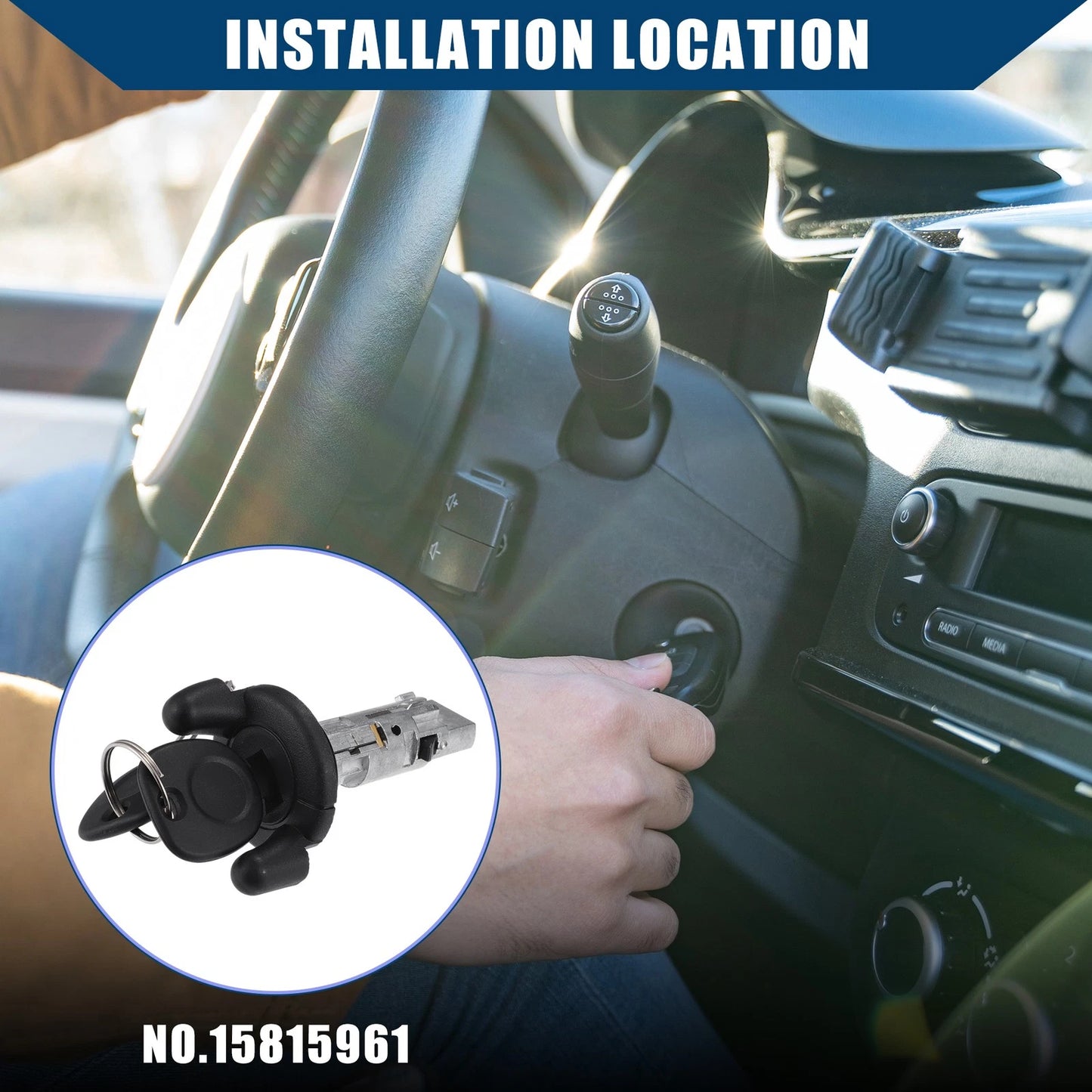 1 Set Ignition Switch for GMC Savana 1500 / 2500