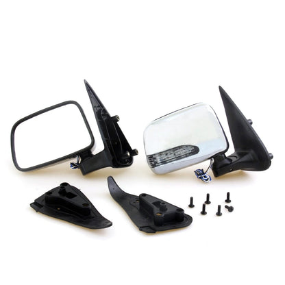 Chrome Door Wing Mirror x2 for Toyota Hilux MK5 2.5TD 2001-2005