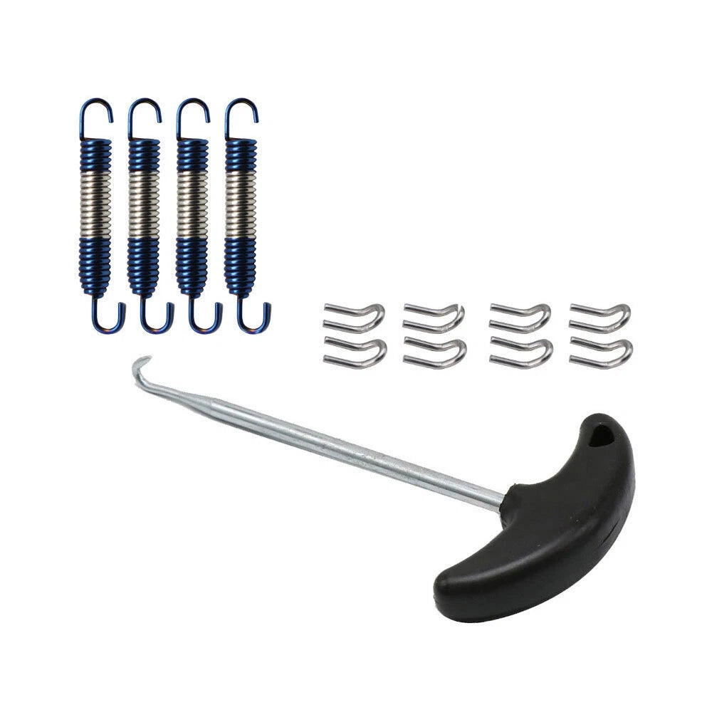 Motorcycle Exhaust Pipe Muffler Mounting Springs Hooks  Steel