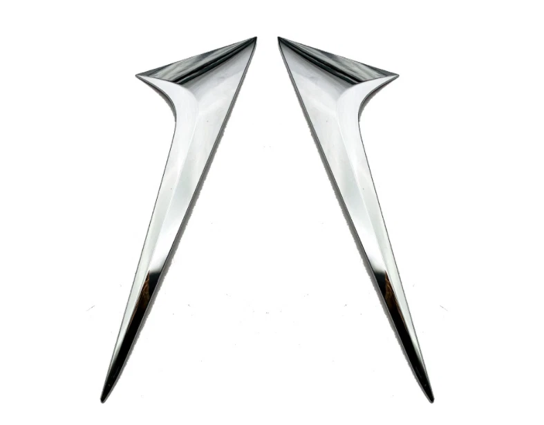 Chrome Rear Window Spoiler Side Cover Trim for Mazda CX-30 (2020-2023) 2 x pcs