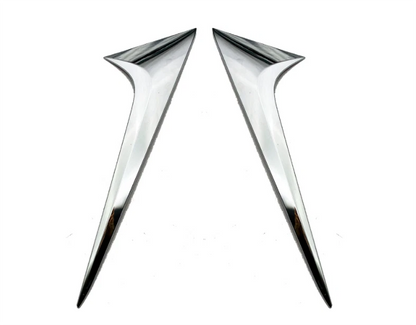 Chrome Rear Window Spoiler Side Cover Trim for Mazda CX-30 (2020-2023) 2 x pcs