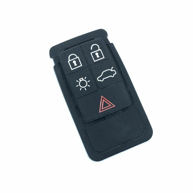 Remote FOB 5 Buttons Rubber Key Pad fit for Volvo S60 S40 S80 XC70 XC90