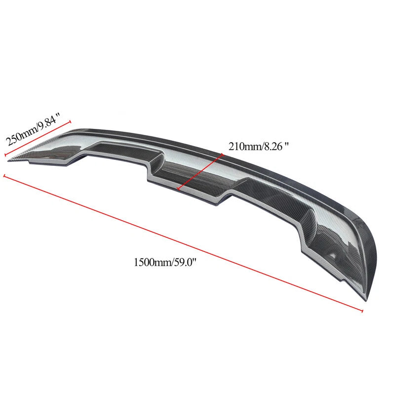 Real Carbon Fiber Refit Rear Wing Trunk Spoiler for Ford Mustang 2015-2022