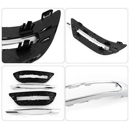 Chromium Fog Lamp Covers for 2012-2014 Mercedes-Benz W204 C-Class