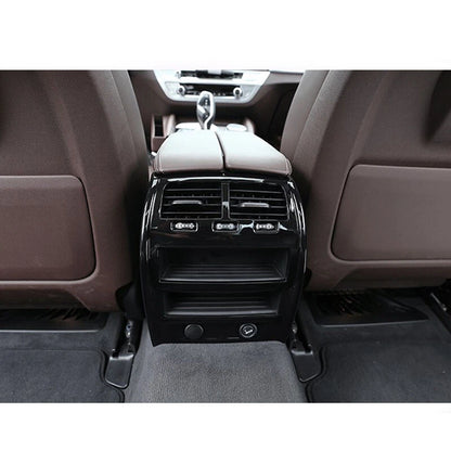 Black Air Condition Vent Outlet Frame Cover Trim fit For BMW 5 Series 2018-2020