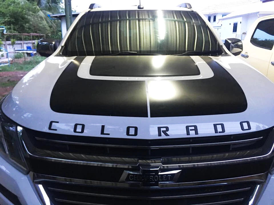 BLACK Bonnet Hood 3D Logo Emblem for Chevrolet Holden Z71 (2012-2016)