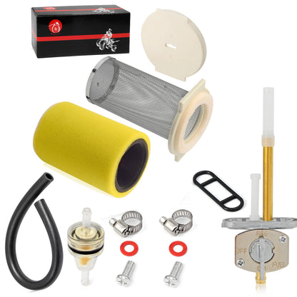 Air Filter & End Cap Fuel Valve Petcock for Yamaha KODIAK 400 4WD (1993–1999)