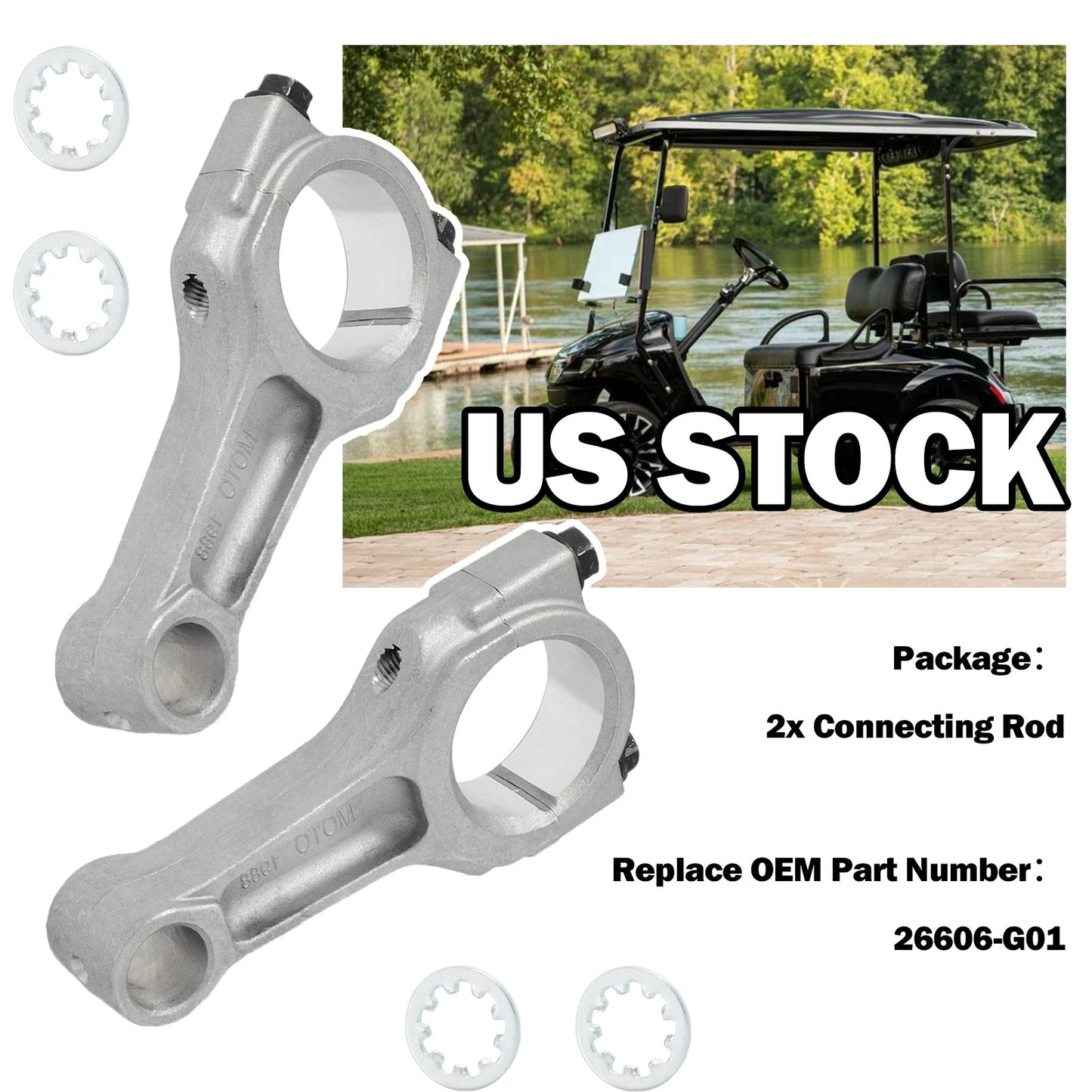 Connecting Rod for EZGO Golf Cart Fuji Robin 295cc (1991-2008)