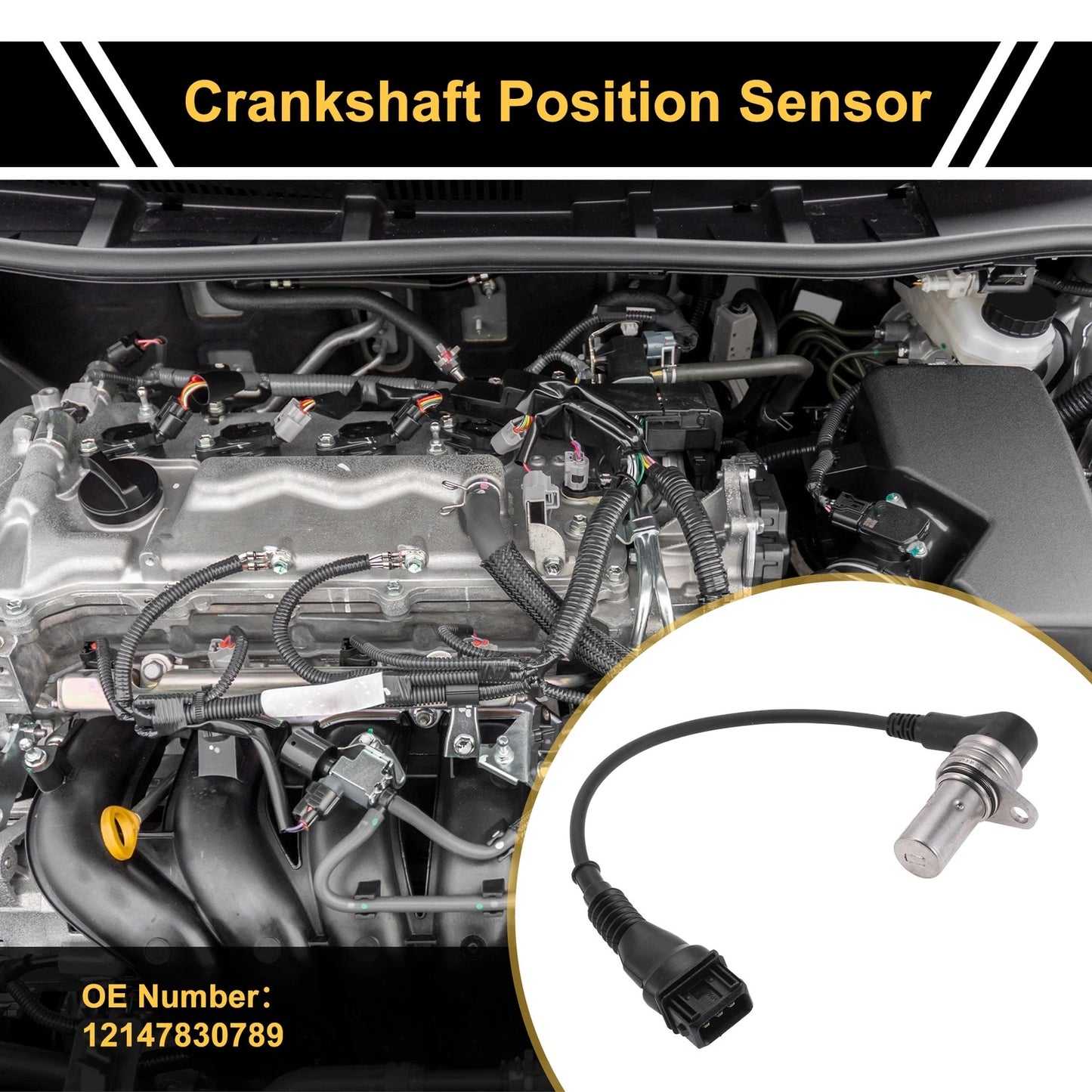 Crankshaft Position Sensor for BMW Z3 M Coupe E36 3.2 (2001-2003)