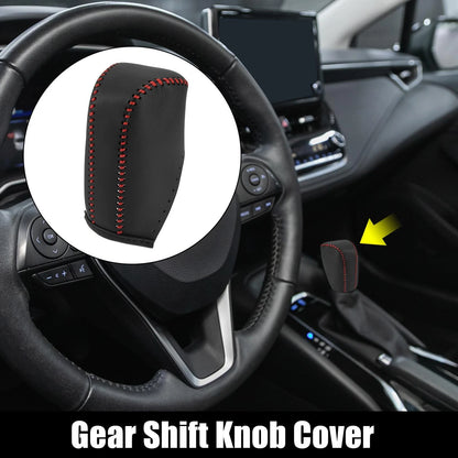 Gear Shift Knob & Hand Brake Cover for Toyota Corolla (2014-2018)