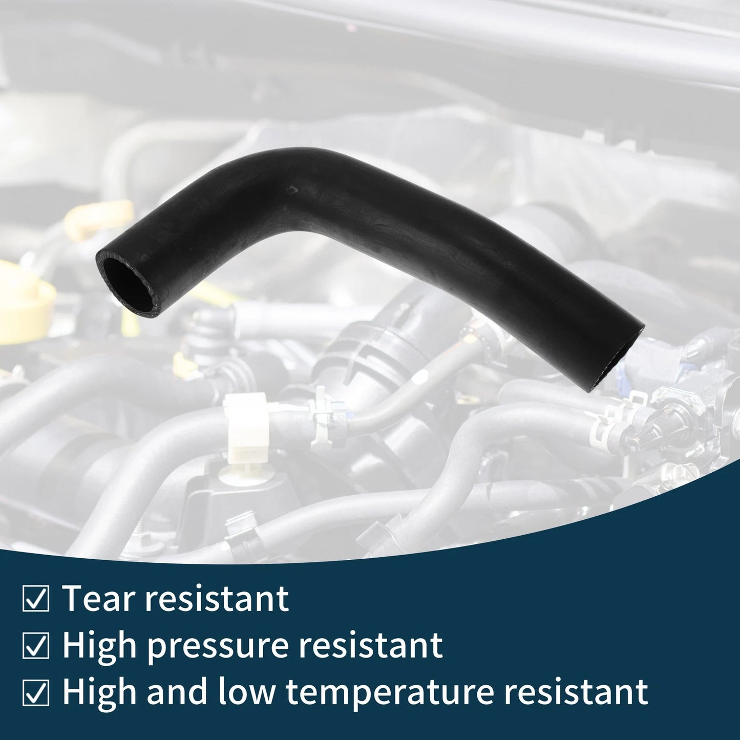 Radiator Hose for BMW 525i 2.5L Rubber Water Pipe (1991-1995)
