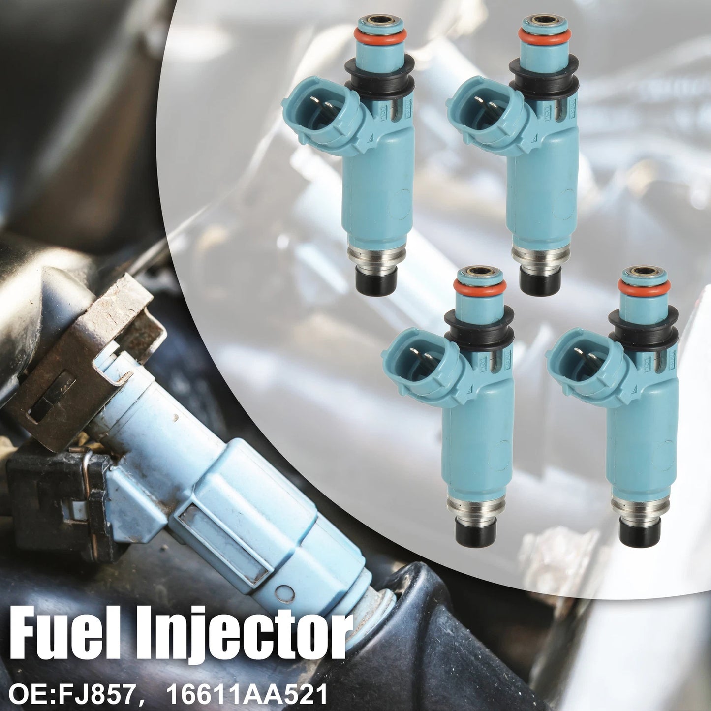 4 x Fuel Injector Nozzles for Subaru Impreza WRX 2.0T (2002-2005)
