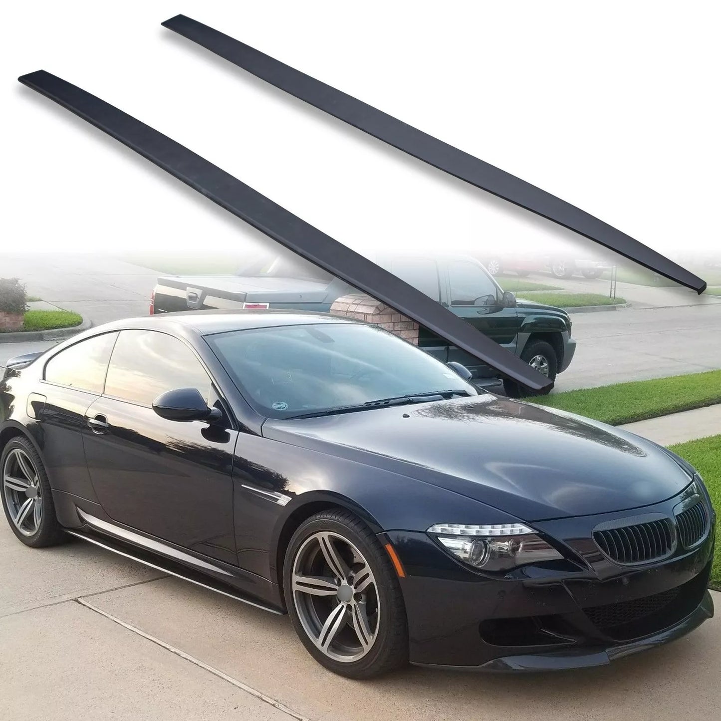 Side Skirt Extensions for BMW M6 E63 E64 (2006-2010)