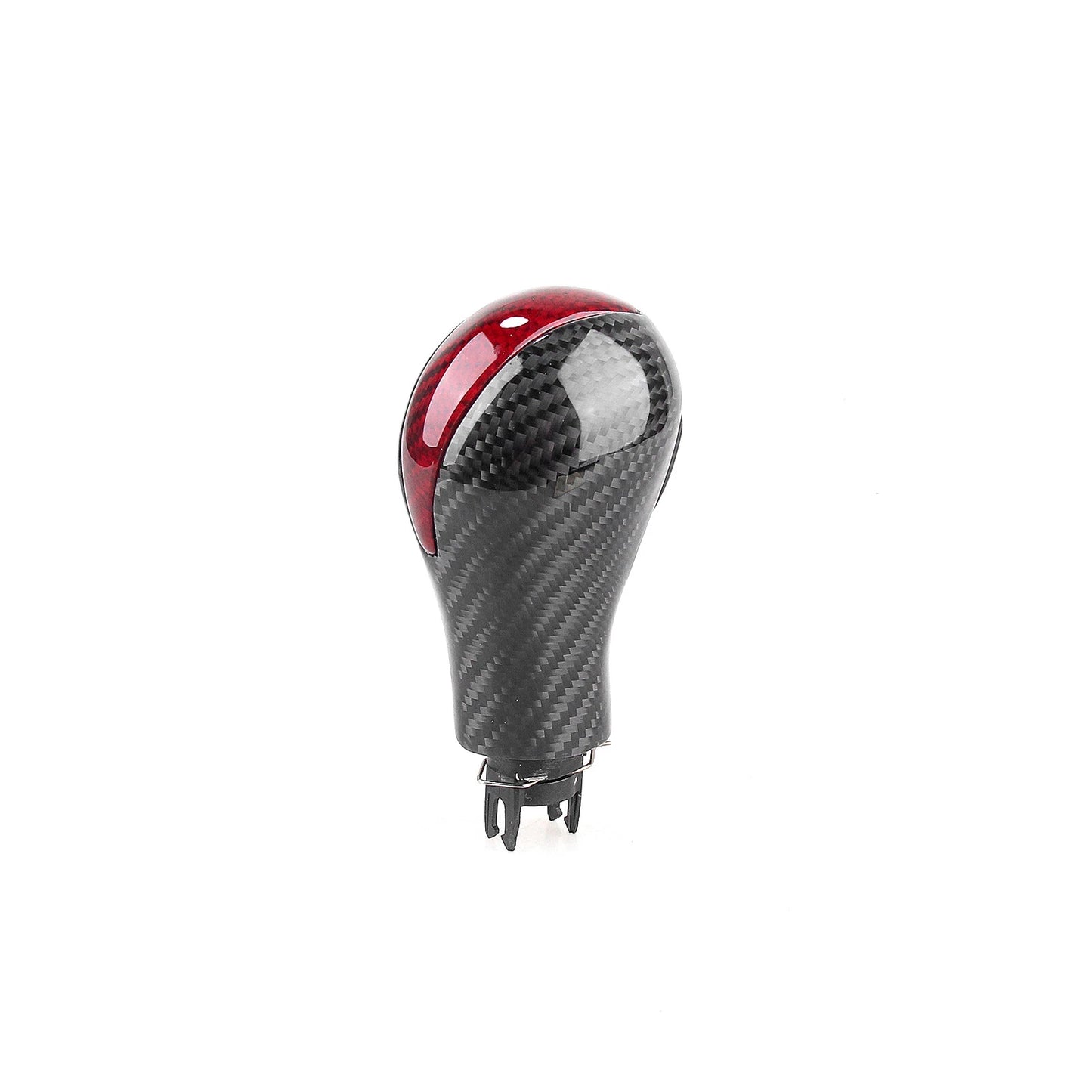 1x Gear Shift Knob Kit for INFINITI QX80 (2013-2017) Carbon Fiber Black Red
