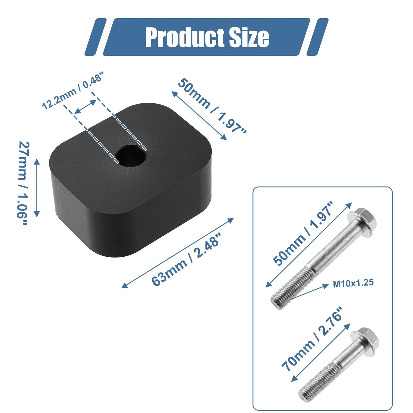 Seat Spacer Blocks for Toyota Tundra (2007)