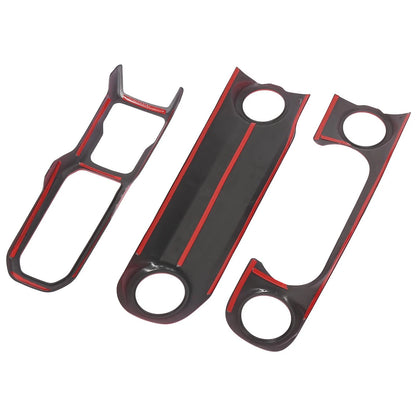 Center Console Trim Cover & Gear Shift Cover for Jeep Wrangler (2007-2018)