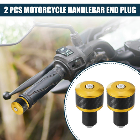 2 x Front 18-20mm Handlebar End Plugs for Motorcycle