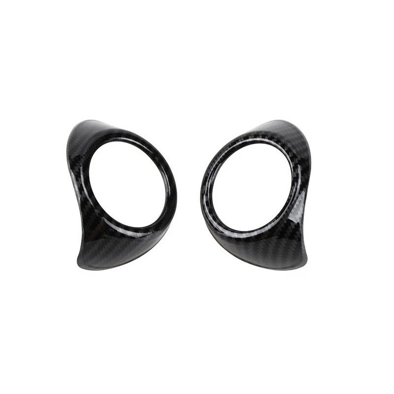 Carbon Fiber Style A Pillar Side Tweeter Speaker Cover fits Mustang 2015-2018