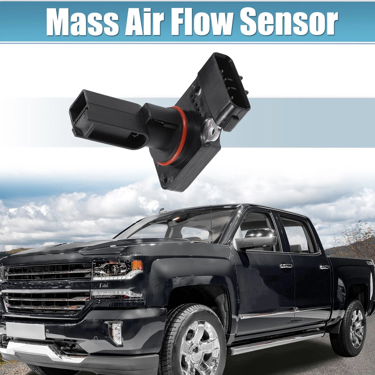 Mass Airflow Sensor 5-Pin for Chevrolet Silverado 3500 (2001-2007)