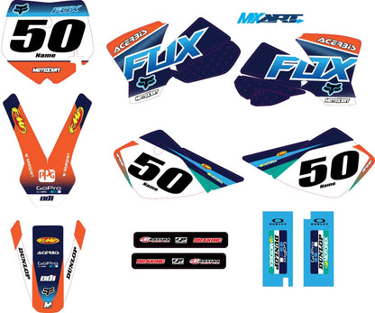 Custom Graphics Full Kit for KTM 50 (2002-2008) FOXY STYLE Stickers