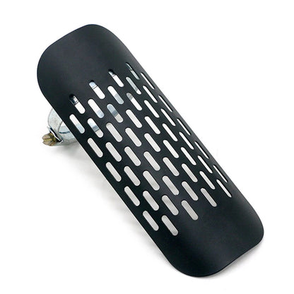Universal Motorcycle Black Exhaust Muffler Pipe Heat Shield Cover (Fits All)