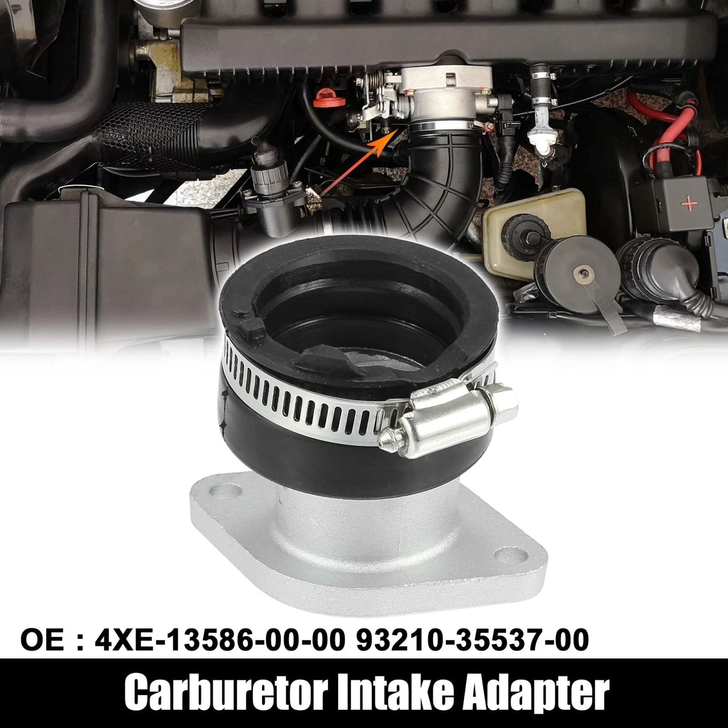 Carburetor Manifold Adapter for Yamaha Bear Tracker 250 (1999–2004)