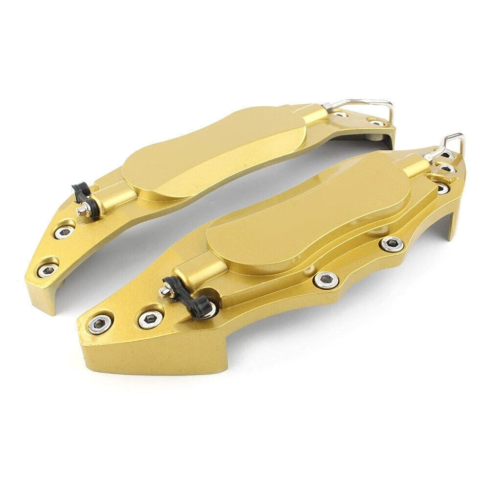 3D Metal Brake Caliper Covers Large Gold for Universal Car