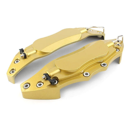 3D Metal Brake Caliper Covers Large Gold for Universal Car