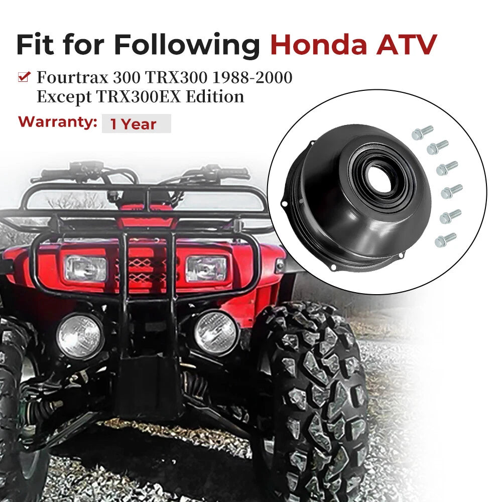Rear Brake Drum Cover & Seal Bolts for Honda TRX300/300FW (1988–2000)