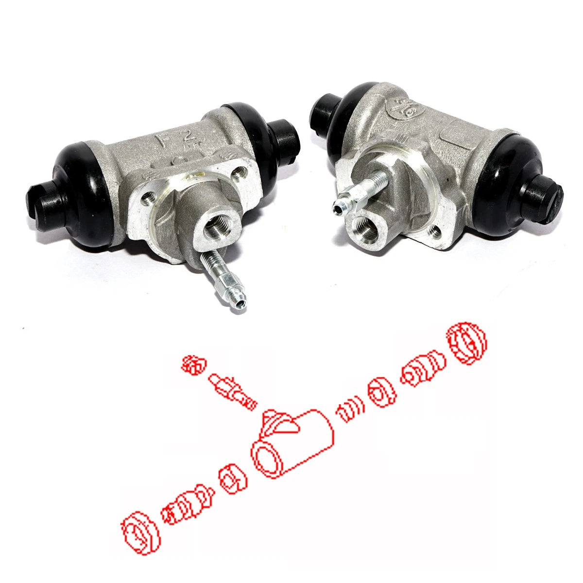 15/16 Rear Brake Cylinder for Nissan Terrano II Mistral 2.7L 1993-2006