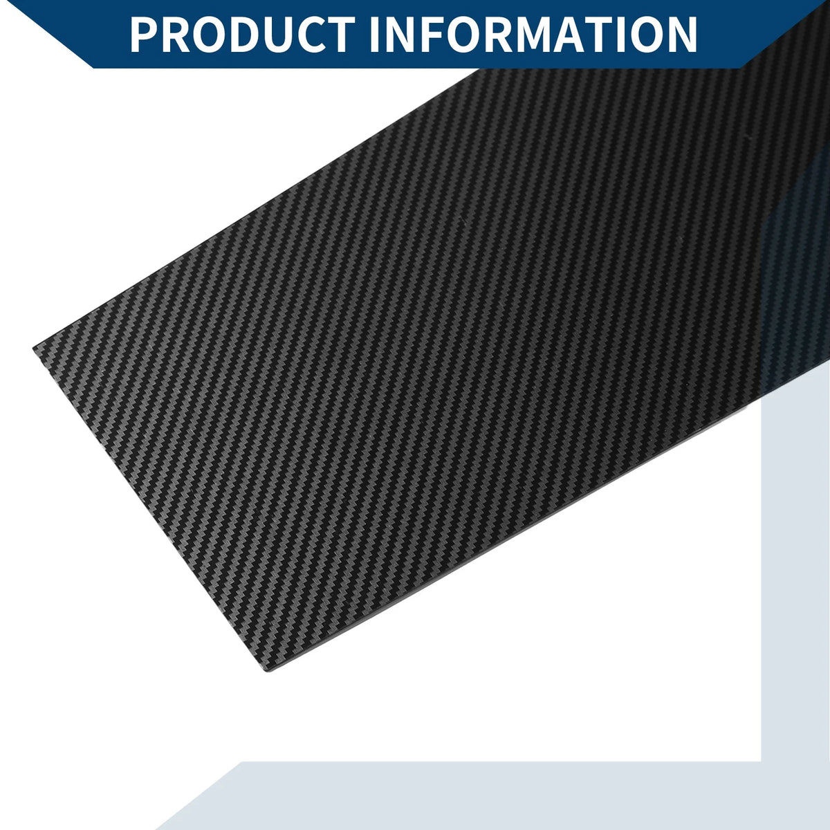 Car Pillar Window Trim for Ford Bronco 2021-2022 Black Carbon Fiber