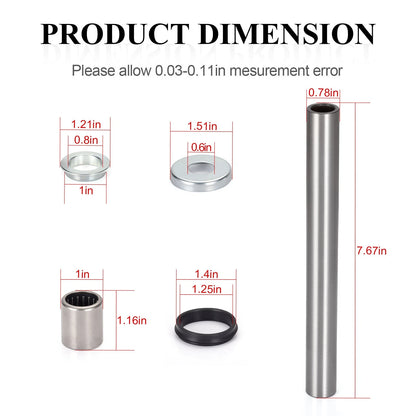 Swing Arm Collar Needle Bearings Seals Kit for Honda ATC200X 1983-1985
