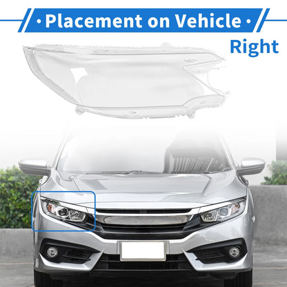 Car Front Right Headlight Lens Cover for Honda CRV (2012-2014)