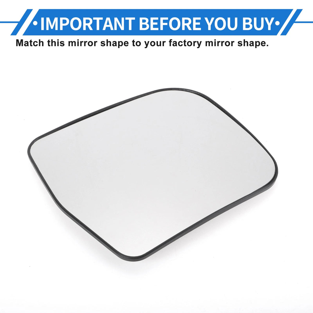 Driver Side Non-Heated Mirror Glass for Toyota Previa (1991-1997)