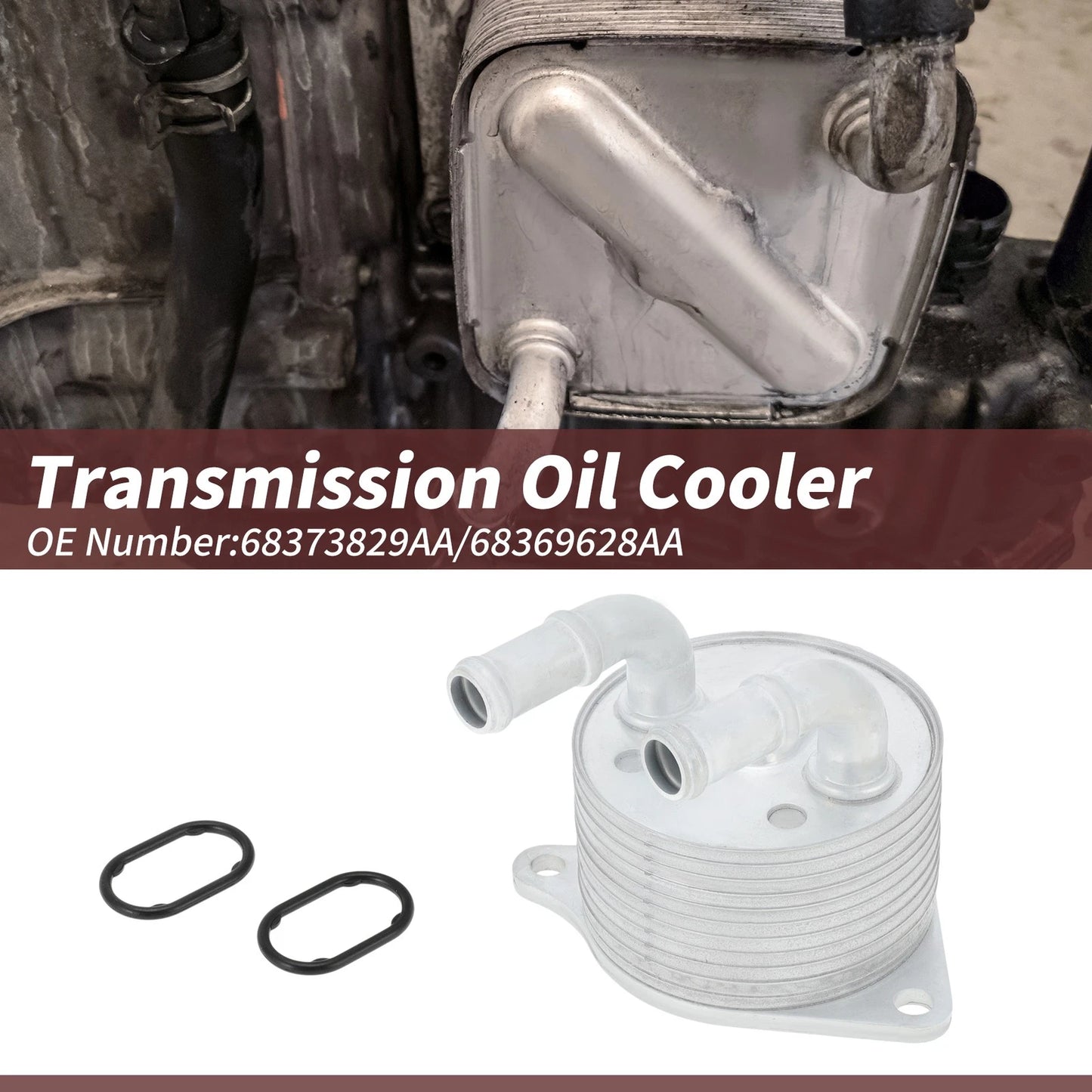 Engine Oil Cooler w/Gaskets for Jeep Compass (2018-2022)