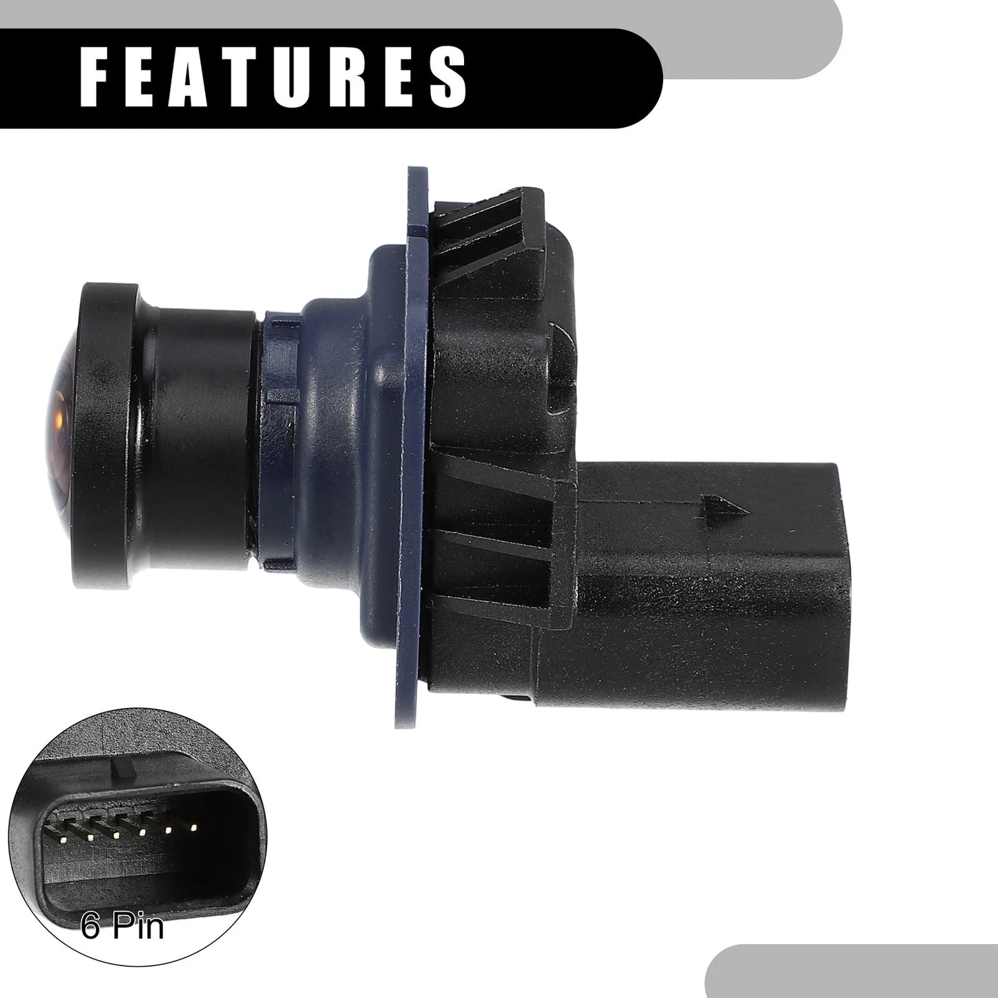 Rear View Back Up Camera for Ford F-150 2011-2014 (2 x Lens) Black