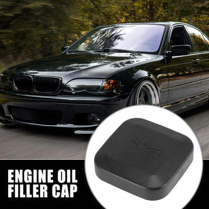 Black Engine Oil Filler Cap Cover for BMW E36 E46 328 (1990-2006)