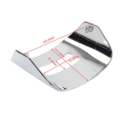 Chrome Tail Light Visor Cover for Harley Tri Glide FLHTCUTG (2009-2023)