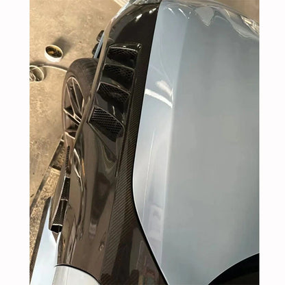 Real Carbon Fiber Front Side Vent Fenders Cover for BMW M2 G87 2023-2024