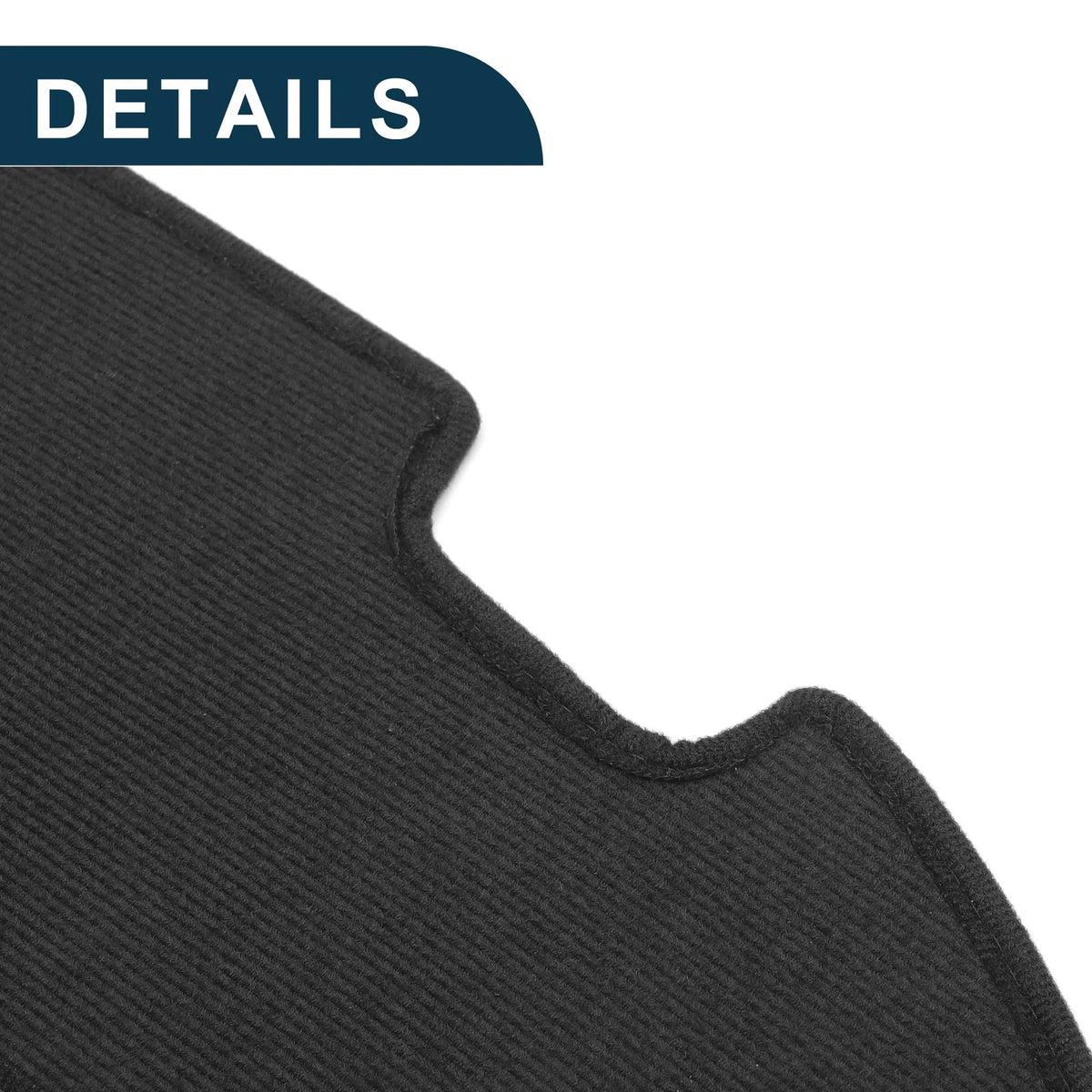 Car Door Anti Kick Pad Sticker Protector for Toyota Crown (2010-2012) Black